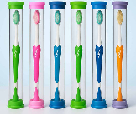 5 Toothbrush with advance level Safety Cover (Pack of 5)
